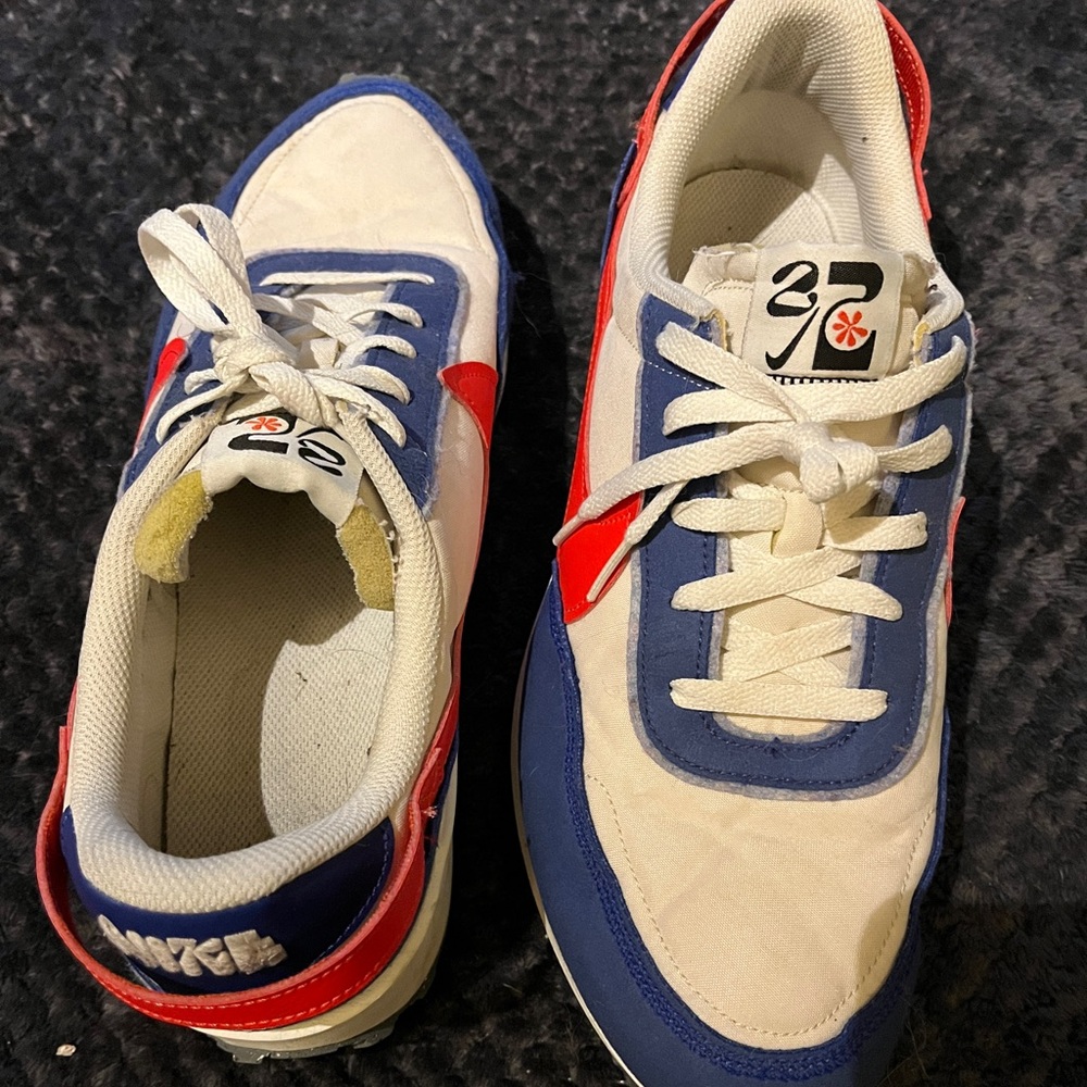 Nike Blue and Red Sneakers